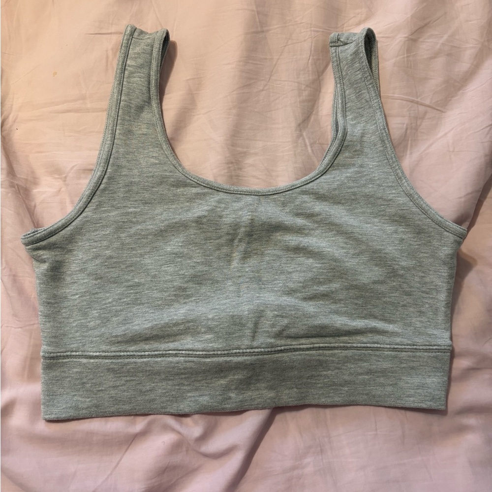 OFFLINE Aerie Heathered Gray Lounge Cropped Tank
